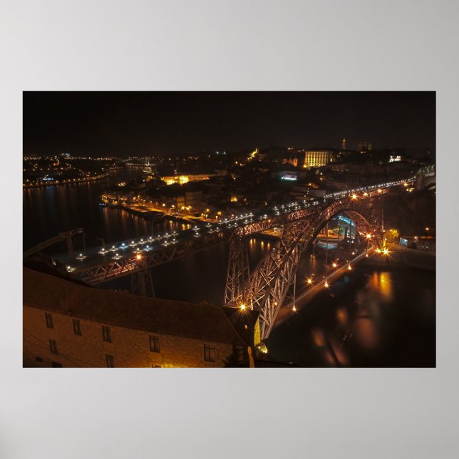 Póster Ponte Dom Luis Iron no Porto (Frente)