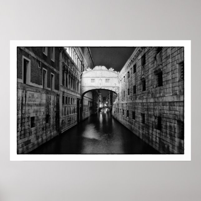 Poster Ponte dos Suspiros - Veneza /Itália (Frente)