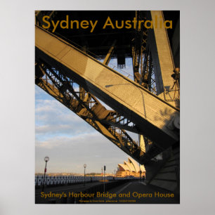 Poster Ponte e teatro da ópera de porto de Sydney