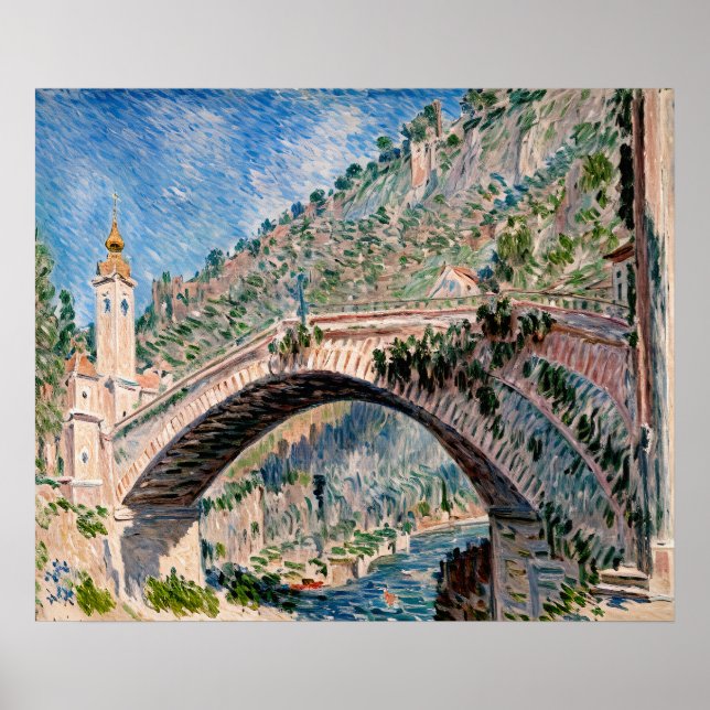 Poster Ponte em Dolceacqua (Frente)