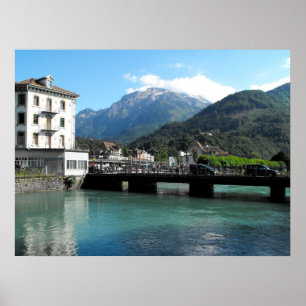Póster Ponte em Interlaken na suiça