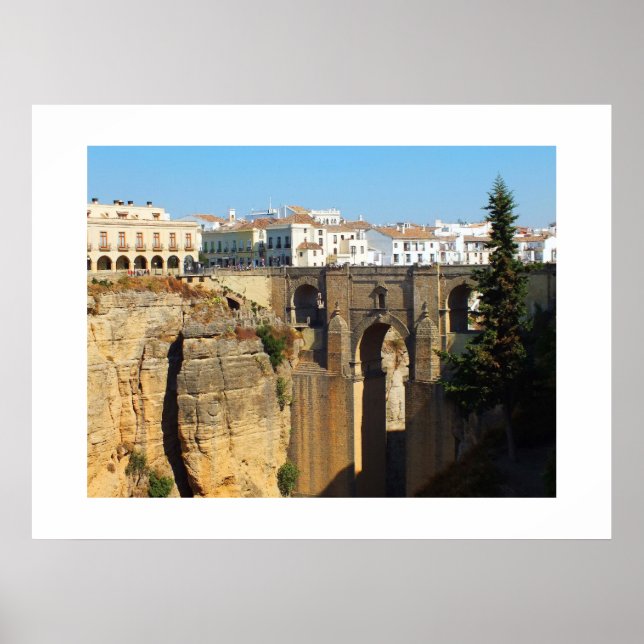 Póster Ponte em Ronda na Espanha (Frente)