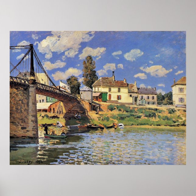 Poster Ponte em Villeneuve la Garenne (Frente)
