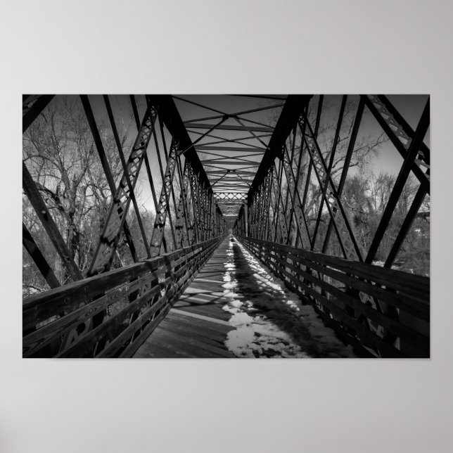 Poster Ponte Ferroviária Antiga (Frente)