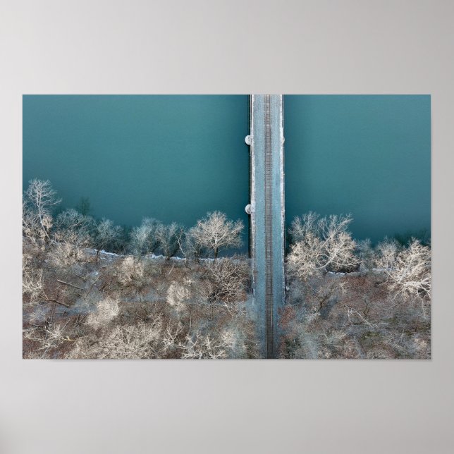 Poster Ponte ferroviária Black Rock Schuylkill (Frente)