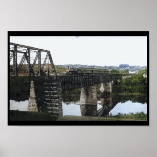 Poster Ponte ferroviária da Pensilvânia Mont Clare PA