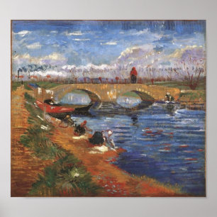 Póster Ponte Gleize, Vigueirat Canal Van Gogh Fine Art