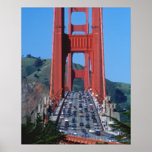 Poster Ponte Golden Gate e Baía de São Francisco