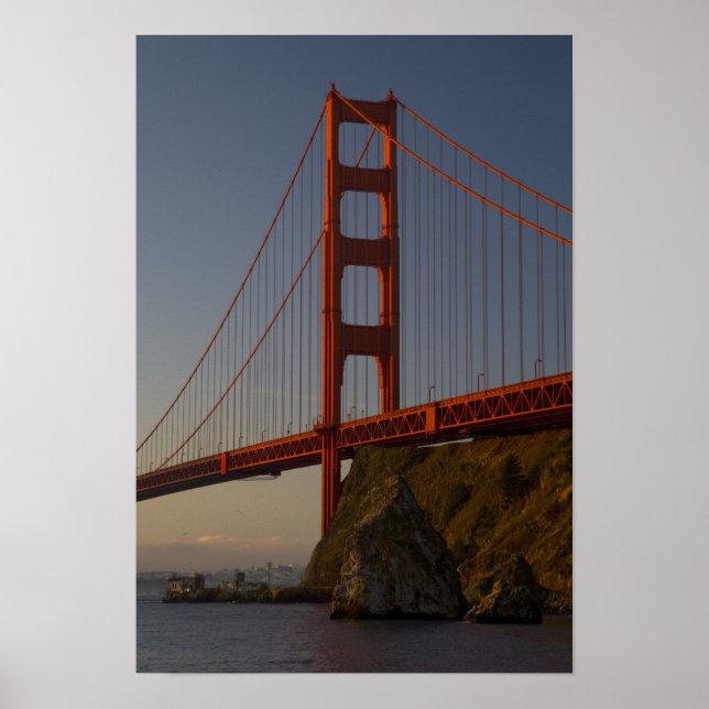 Poster Ponte Golden Gate e São Francisco (Frente)