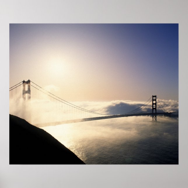 Poster Ponte Golden Gate, São Francisco, Califórnia, 2 (Frente)