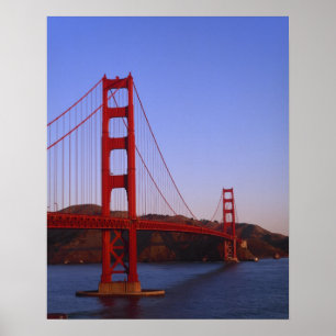 Póster Ponte Golden Gate, São Francisco, Califórnia, 2