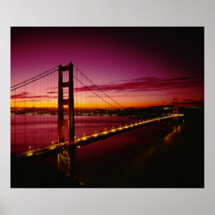 Poster Ponte Golden Gate, São Francisco, Califórnia, 5