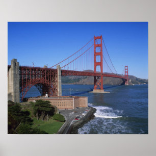 Poster Ponte Golden Gate, São Francisco, Califórnia, 7
