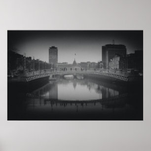 Póster Ponte Ha'penny, Dublin - Canvas