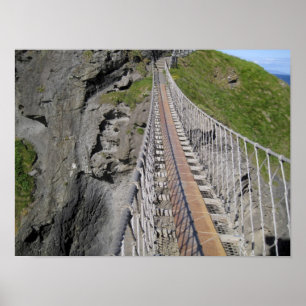 Póster Ponte histórica de Carrick-a-rede, Norte