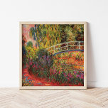 Poster Ponte Japonesa | Claude Monet<br><div class="desc">Ponte japonesa, também conhecida como Water-Lily Pond (1900), de uma série de pinturas de petróleo do impressionista francês Claude Monet. A série "Lírios d'Água" de Monet retrata o jardim floral em sua casa, e foi o principal foco de seu trabalho nos últimos 30 anos de sua vida. Use as ferramentas...</div>