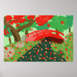 Poster Ponte Japonesa em Maple