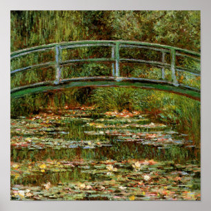 Poster Ponte Japonesa Francesa de Monet Arte