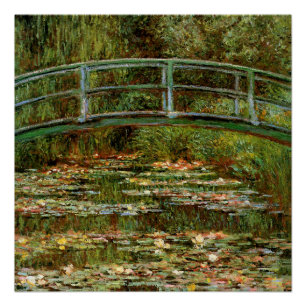 Póster Ponte Japonesa Monet Francês Giverney