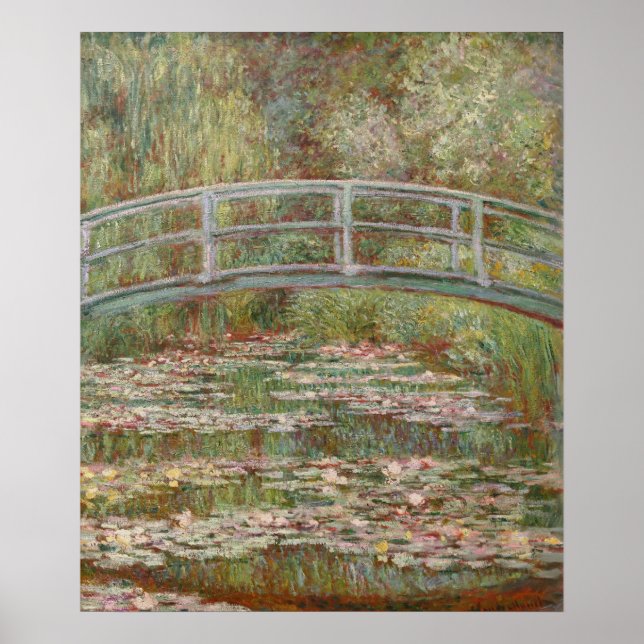 Póster Ponte Japonesa Monet Francês Giverney (Frente)