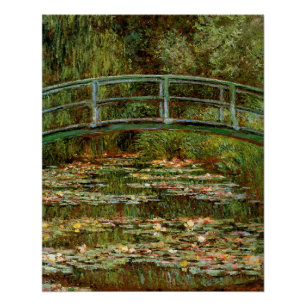 Póster Ponte Japonesa Monet Giverney