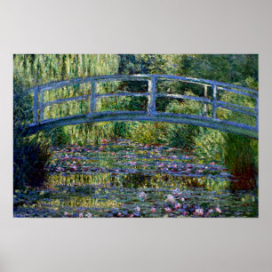 Póster Ponte japonesa - Pont Japonais - por Claude Monet