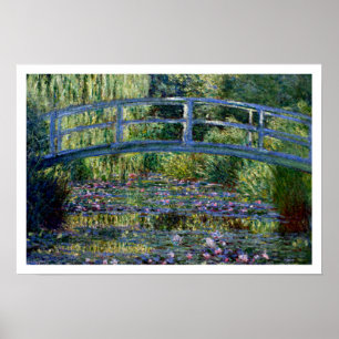 Poster Ponte japonesa - Pont Japonais - por Claude Monet