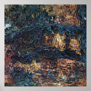 Póster Ponte Japonesa por Claude Monet, Vintage Fine Art