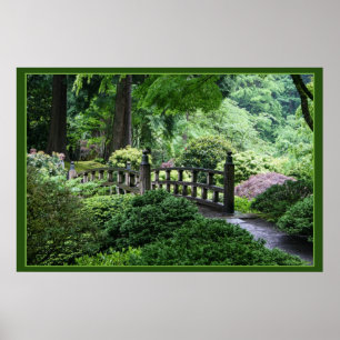 Póster Ponte - jardim do japonês de Portland