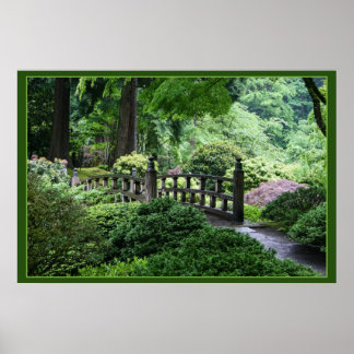 Póster Ponte - Jardim Japonês Portland