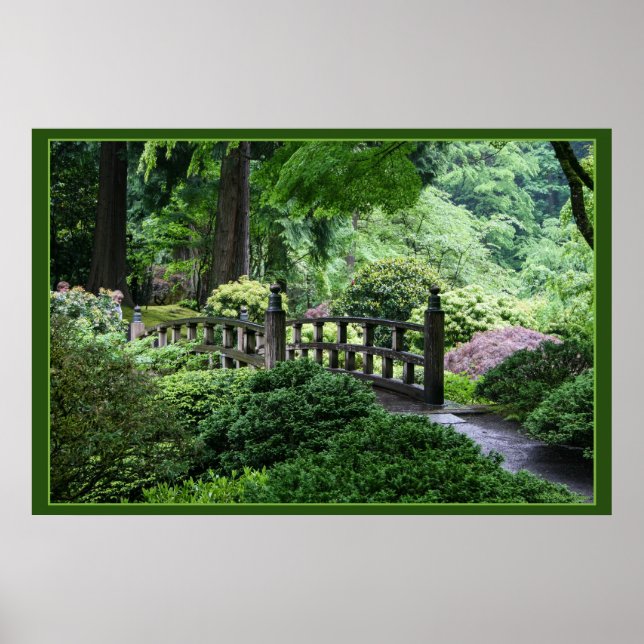 Póster Ponte - Jardim Japonês Portland (Frente)