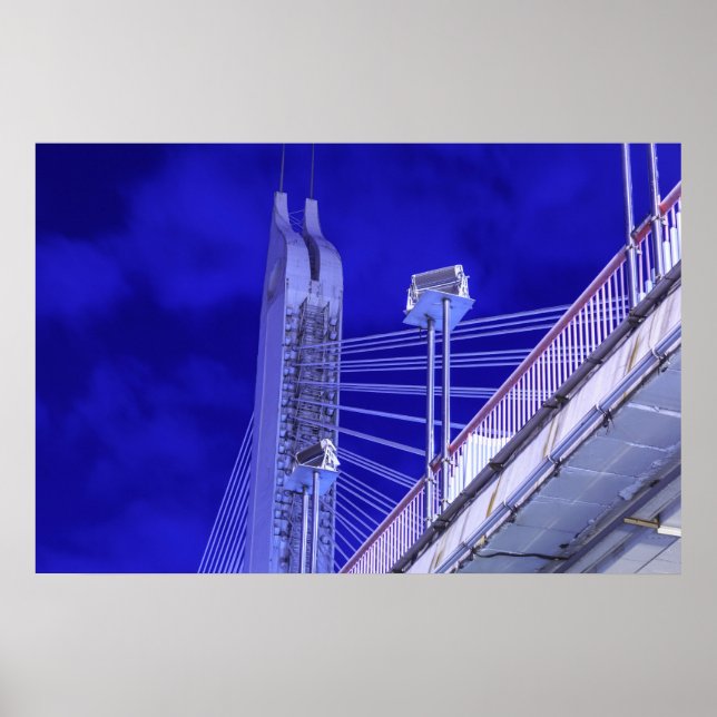 Poster Ponte Jiefang Azul (Frente)
