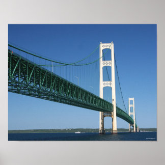 Póster Ponte Mackinac do estreito