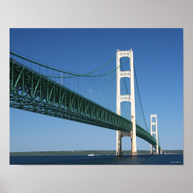 Póster Ponte Mackinac do estreito (Frente)