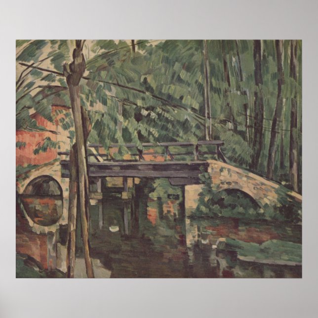 Poster Ponte Maincy - Paul Cezanne - c1880 (Frente)