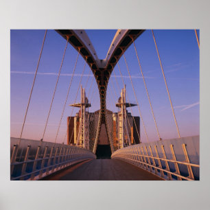 Poster Ponte Millennium, Lowry Center, Salford