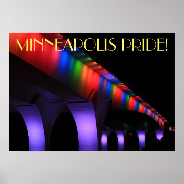 Poster Ponte Minneapolis de 35 W - Orgulho gay (Frente)