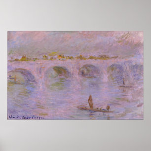Poster Ponte Monet - Waterloo Em Londres