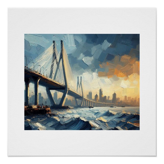 Póster Ponte Mumbai Trans Harbor (Frente)
