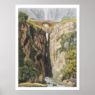 Póster Ponte natural, d'Icononzo de Valle (litho da cor)