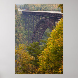 Póster Ponte New River Gorge, Nova Garganta de Rio