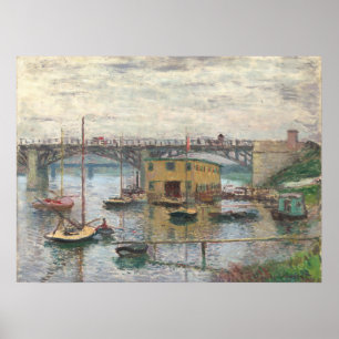 Poster Ponte no Argenteuil - Claude Monet Fine Art