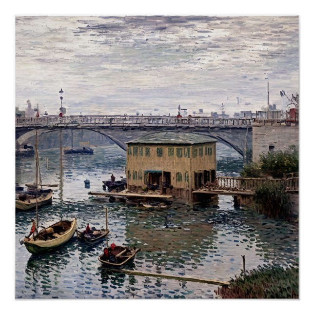 Póster Ponte no Argenteuil no Dia da Cinza (Frente)