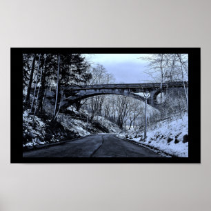 Póster Ponte no inverno