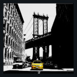 Póster Ponte Nova Iorque Nyc Yellow Taxi Brooklyn<br><div class="desc">Imagem Nova Iorque Nyc Yellow Taxi Brooklyn Bridge Pop Art</div>