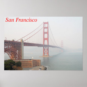 Poster Ponte Ouro Hazy, San Francisco