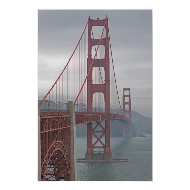 Póster Ponte ouro na neblina. (Frente)