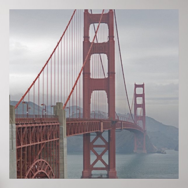 Poster Ponte ouro na neblina. (Frente)