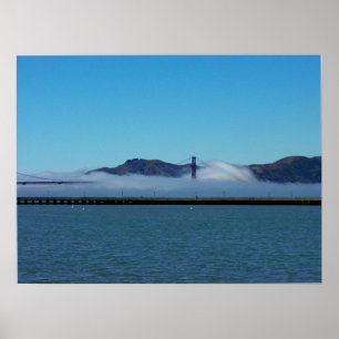Poster Ponte ouro-Portão em Fog, São Francisco
