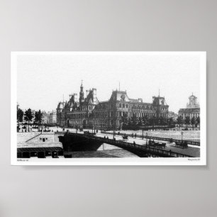 Poster Ponte Paris Pont - Vintage